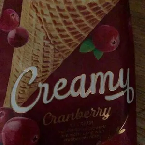 Creamy cranberry Ice Cream