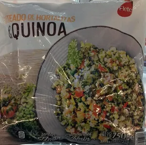 Salteado de hortalizas y quinoa