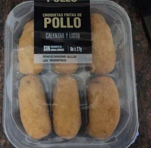 Croquetas fritas de jamón