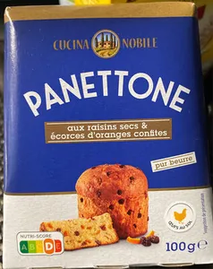 Panettone Pur Beurre aux raisins secs et écorces d’orange confites