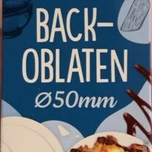 Backoblaten ⌀50 mm