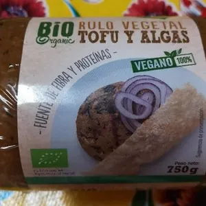 Rulo vegetal tofu y algas