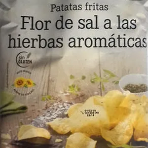 Patatas fritas flor de sal a las hierbas aromáticas