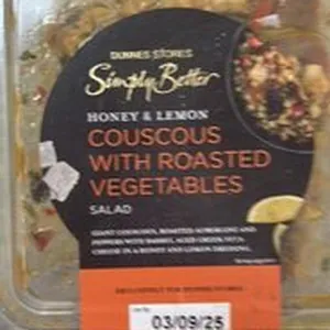 Honey & Lemon Couscous with Roasted Vegetables