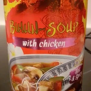 Suppe - Bihun mit Hühnerfleisch