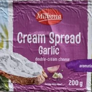 Valkosipulilla maustettu kerma-tuorejuustolevite 19%