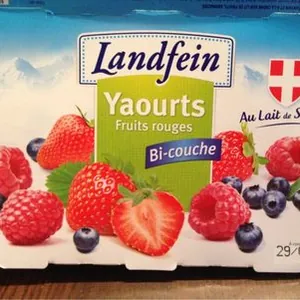 Yaourts fruits rouges