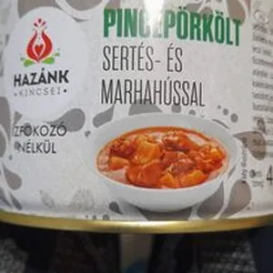 Pincepörkölt sertés- és marhahússal