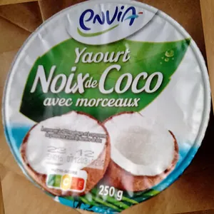 Yaourt -à la Noix de Coco avec morceaux