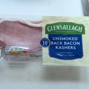 Unsmoked Back Bacon Rashers