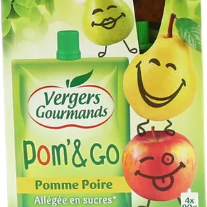 Compote en gourde pomme-poire