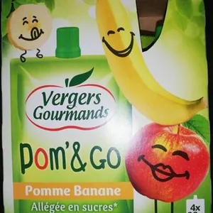 Compote en gourdes Pomme Banane