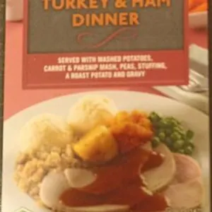 Carvery Style Turkey and Ham Dinner