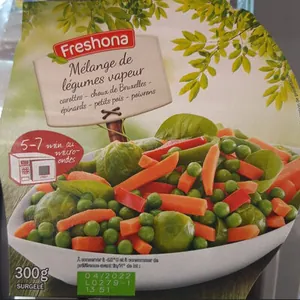 Mélange de légumes vapeur