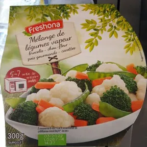 Mélange de légumes vapeur