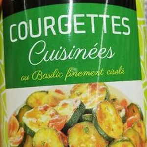 Courgettes cuisinées