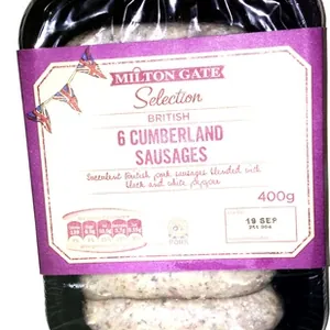 6 Cumberland Sausages