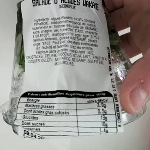 Salade d'algues wakame