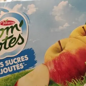 Pom'potes sans sucres ajoutés
