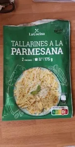 Tallarines a la parmesana