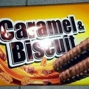 Caramel et biscuit