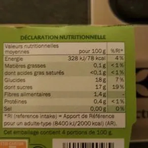 Compote pomme fraise