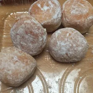 Beignets au chocolat blanc