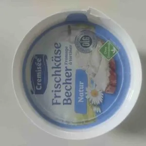 Frischkäse Becher