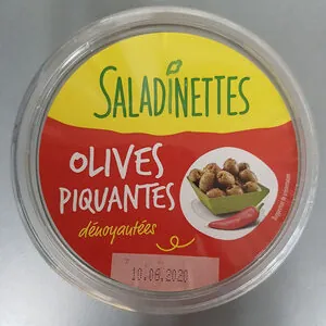 Olives piquantes dénoyautées