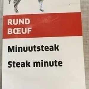 Steak de boeuf minute