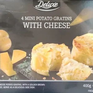 4 Mini Potato Gratins With Cheese