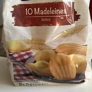 10 Madeleines buttery