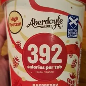 Raspberry ripple ice cream