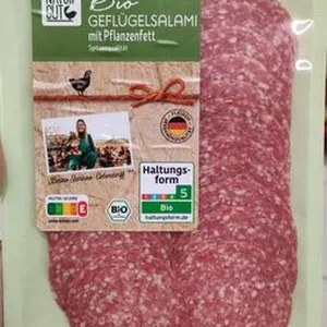 Bio Geflügel Salami mit Pflanzenfett