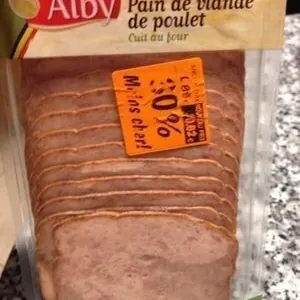 pain de viande de poulet
