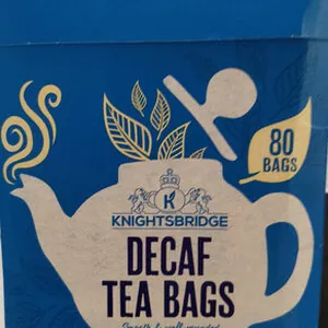 Decaf tea bags