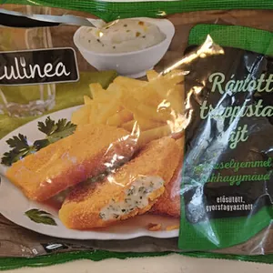 Rántott trapista sajt petrezselyemmel és fokhagymával