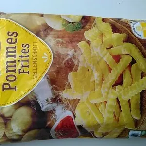 Pommes Frites Wellenschnitt nur noch 1 Portion