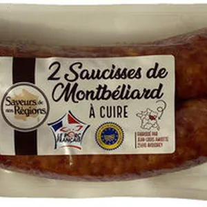 Saucisse Montbéliard crue IGP VPF