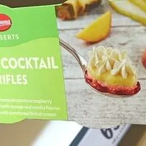 3 fruit cocktail trifles