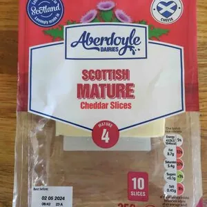 Aberdoyle Dairies Scottish Mature Cheddar Slices