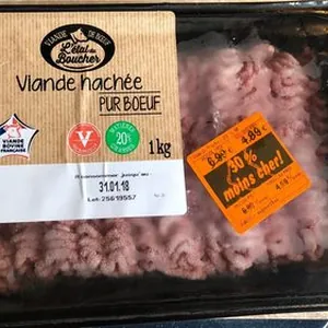 Viande Hachée 100% Pur Boeuf