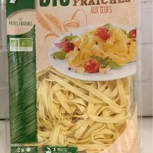 Tagliatelles fraîches aux oeufs bio