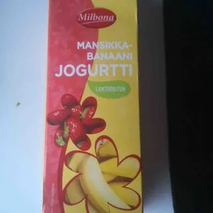 Mansikka-banaani jogurtti
