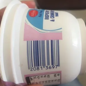 raspberry & cranberry yogurt