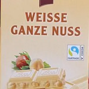 Weiße Nussschokolade