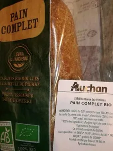 Pain complet bio auchan