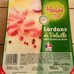 Lardons de volaille halal