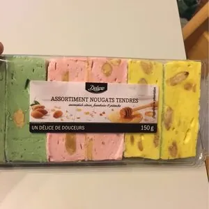 Assortiment nougats tendres