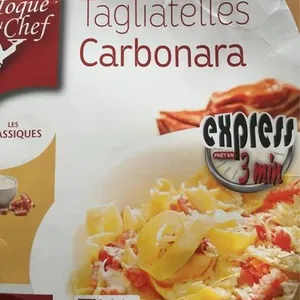 Tagliatelles carbonara